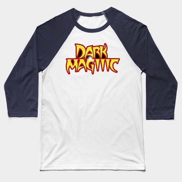 Dark Magic T-Shirt (Red) Baseball T-Shirt by Jason Inman (Geek History Lesson)